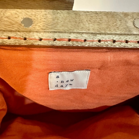 Chic Orange Crochet Clutch - Picture 3 of 3